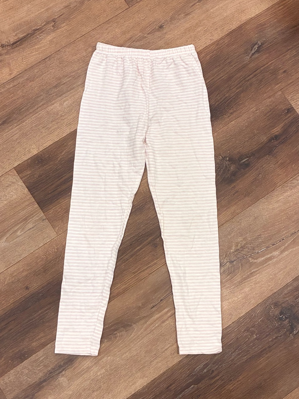 Mabel + Honey Pink Stripe Leggings Bottoms 7 Girl